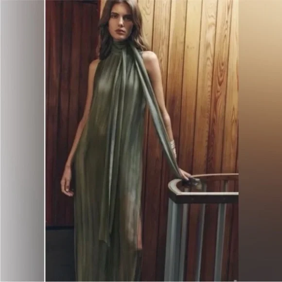 Zara | Dresses | Zara Olive Green Maxi Dress | Poshmark Zara | Dresses | Zara Olive Green Maxi Dress | Poshmark